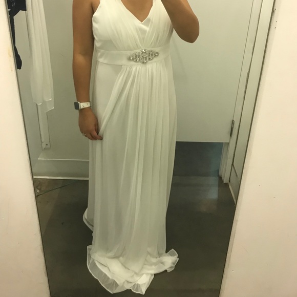NEW White Formal Dress - Picture 6 of 8